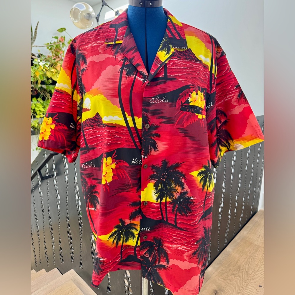 Vintage Hawaiian Aloha Shirt - XXL